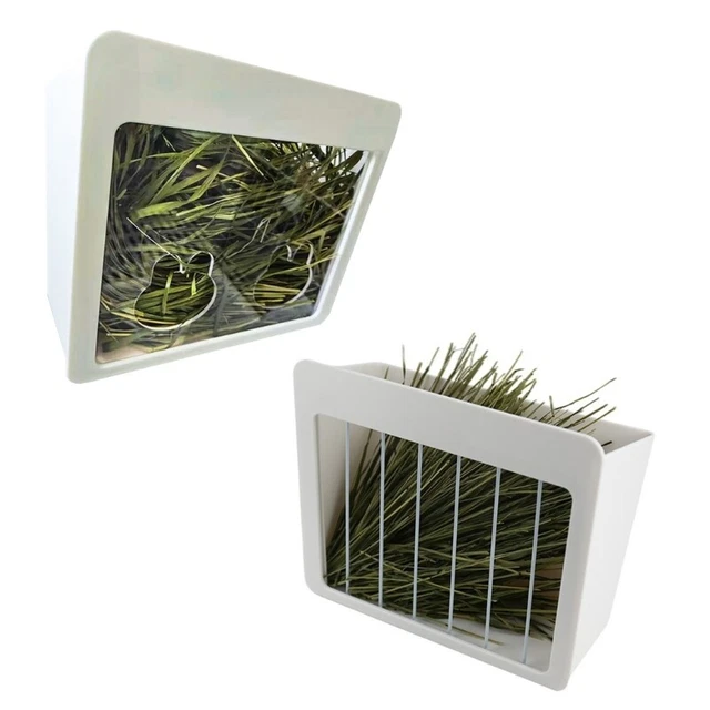Rabbits Feeder Rack for Cage Mess Free Storage