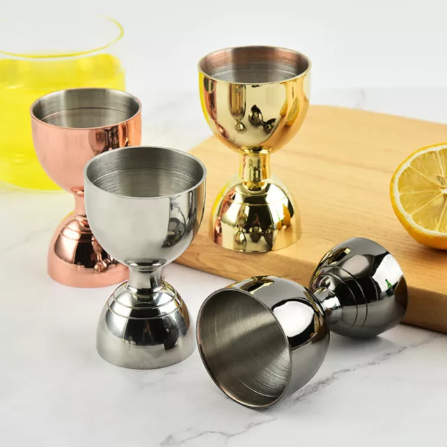 Cocktail Measuring Jigger Break-resistant Wine Cup Stainless Steel Set