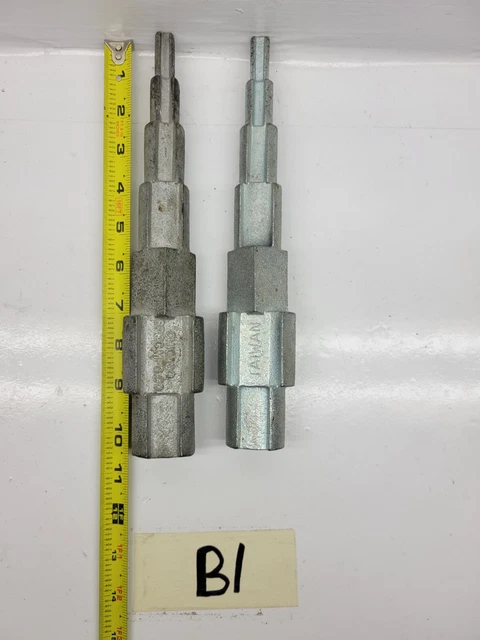 2 Radiator Valve Spud Wrenches Cast Steel/Anodized Zinc For 1/2" to 2" Radiators