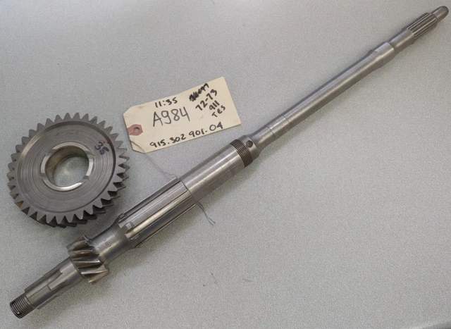 Nice Used Original Porsche 911 915 Transmission Az 11:35 1St Gear Mainshaft