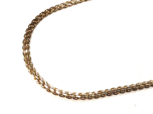 Collier Perles Fantaisie Signé S - Alliage Doré, Ras Du Cou, Haute Couture