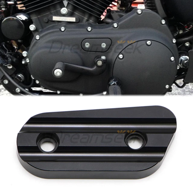 4 Caches De Boulons De Tête Pour Harley Davidson - Sportster, Twin Cam, Big Twin Evo - Aluminium Noir, Diamètre 28mm