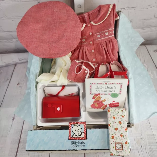 Pleasant Company American Girl Bitty Baby Valentines Day Outfit Set 1998 Retired