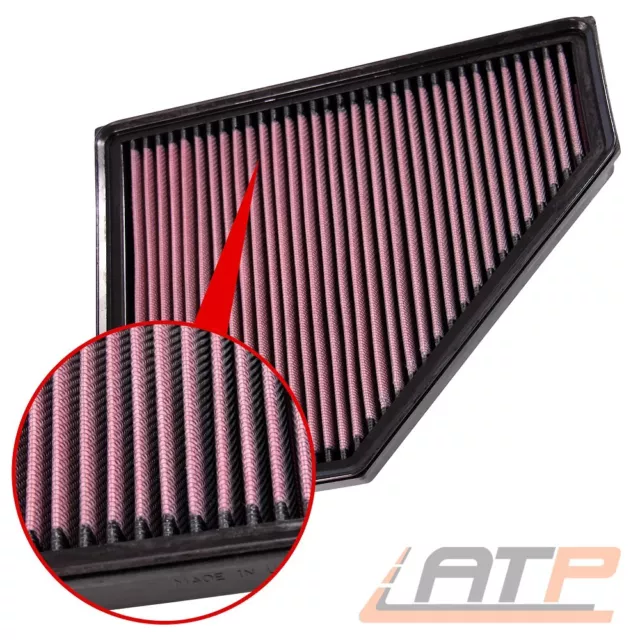 K&N Sportluftfilter Sport Luftfilter Tauschfilter Sportfilter Air Filter 33-2942 3