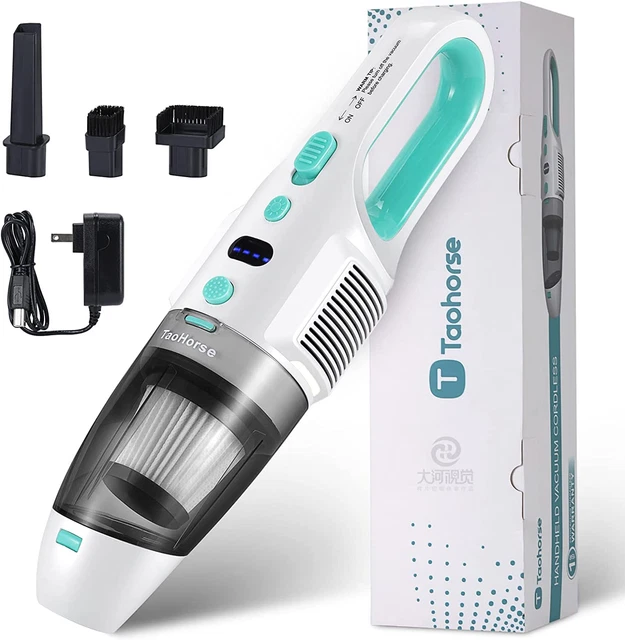 Taohorse Handheld Vacuum Cordless - Rechargeable Hand Held Vacuum with Powerful