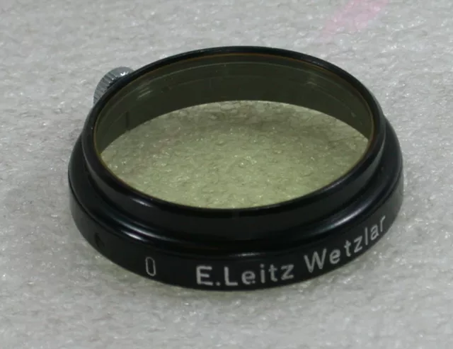 Leitz/Leica 36mm Light Green Clamp-on Lens Filter 0