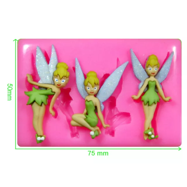 Disney Tinkerbell Fairy Silicone Mould by Fairie Blessings