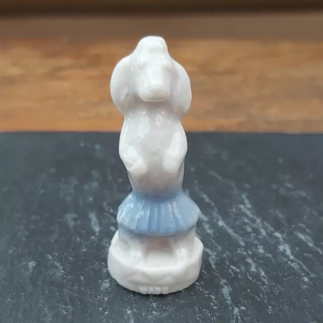 Wade Whimsie POODLE Zirkustiere 1993 roter Rosentee