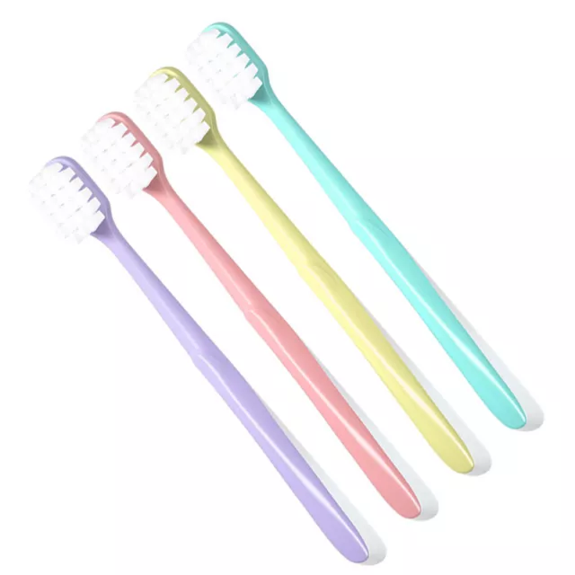 4 piezas de cepillo de dientes de algodón suave estilo extra japonés
