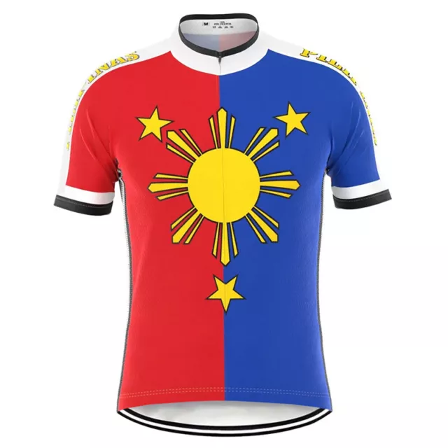 Philippines Cycling Jersey Short Bicycle Bike Motocross Bib Shirt Ride Clothing