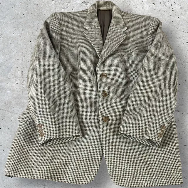 Vintage Harris Tweed Blazer Men’s 40 Sport Coat Jacket  R4