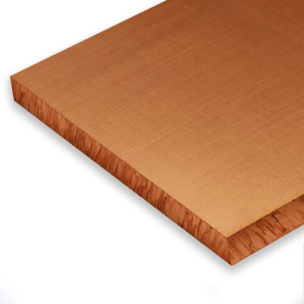 Kupferplatte T2 – 99% Cu, 3x15x250 Mm, Für Elektrische Anwendungen