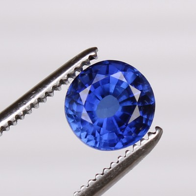 Naturale Ceylon Blu Fiordaliso Zaffiro 3.30 KT Ottagono Sfuso Certificato Gemma 