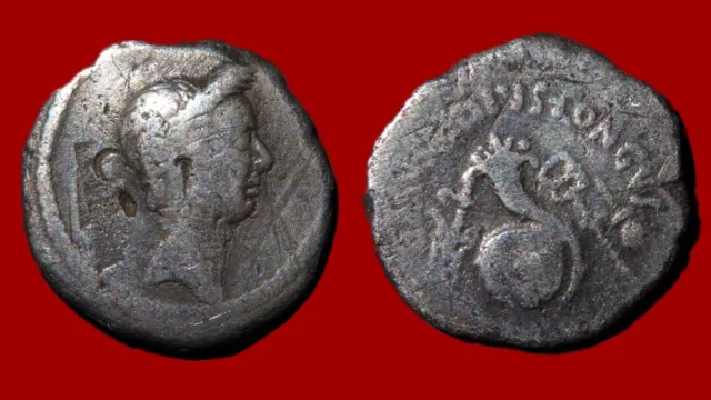 Monnaie romaine : Jules César – Denier, Rome, TB+, R2 [850DJC1]
