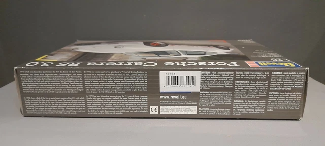Zubehör Für Revell Plastikmodell Fahrzeug Porsche Carrera RS Sportwagen Weiss 125 1963 17037 Z