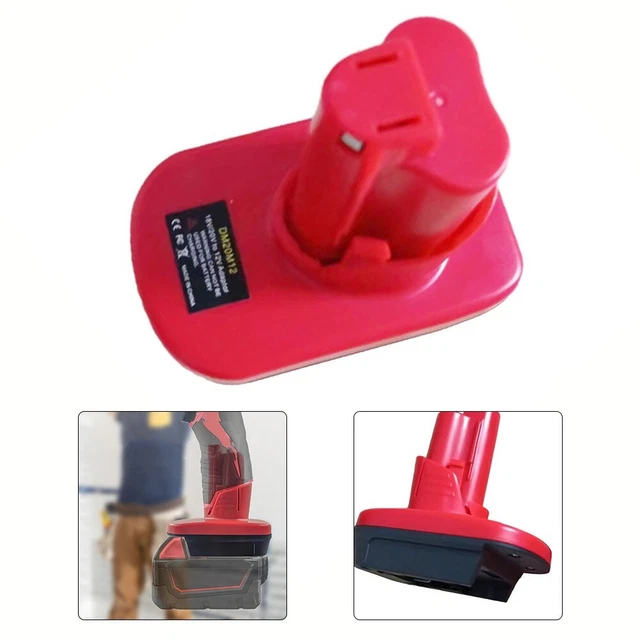 Compact and Portable Battery Converter Adapter for MWK12V Electric Drills