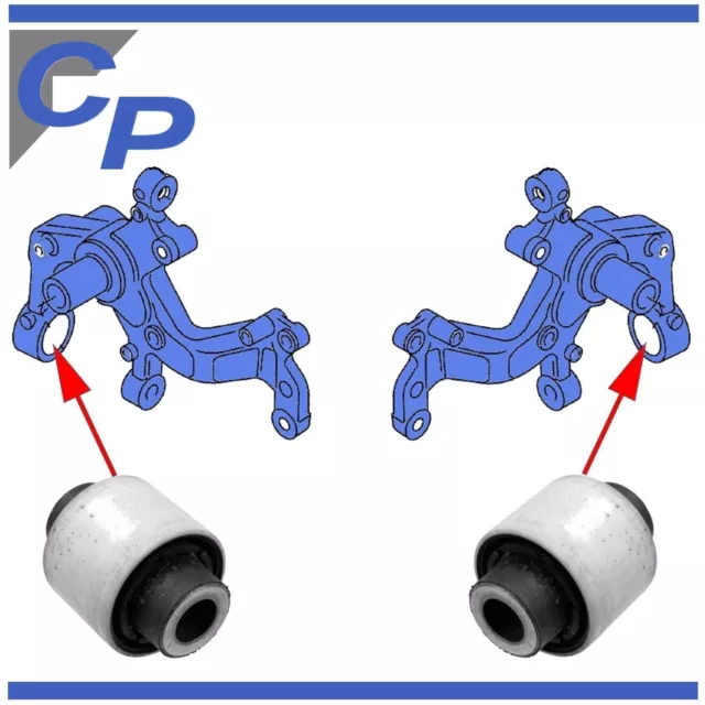 2 Lemförder Buchse Achsschenkel VW Golf V Golf VI Touran aussen hinten