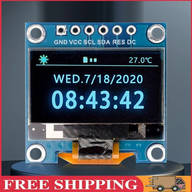 Display OLED 0.69 Pollici I2C - 4 Pezzi, Risoluzione 96x16, Luce Bianca - Per Progetti Fai Da Te E Arduino - Foto 8