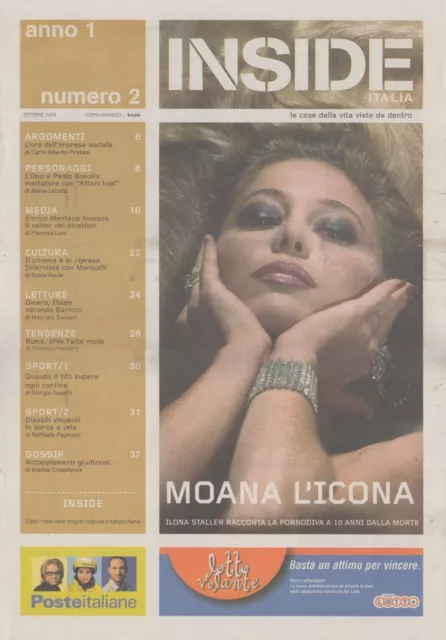 Moana Pozzi - Rivista Inside - Intervista ad Ilona Staller