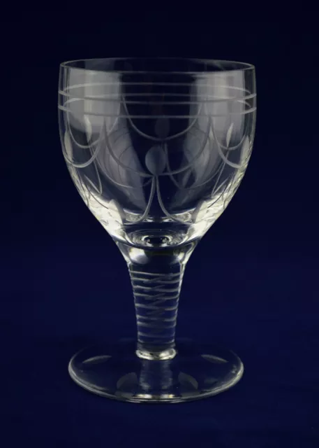 Stuart Crystal "TAMARA" Wine Glass - 10.8cms (4-1/4") Tall - Signed 1st