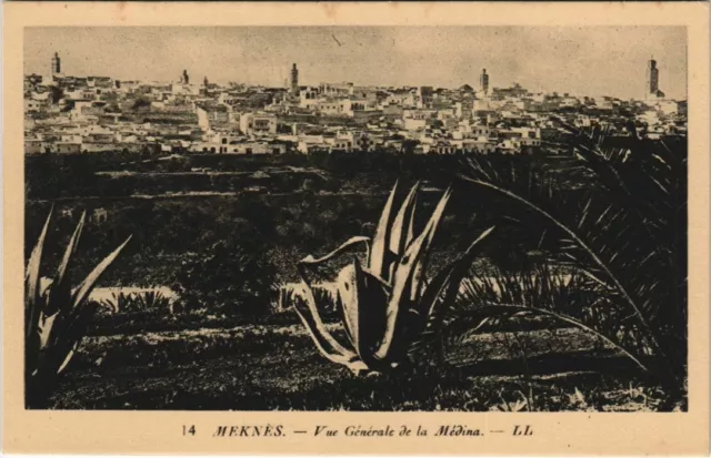CPA AK MAROC MEKNES Vue générale de la MEDINA (10763)