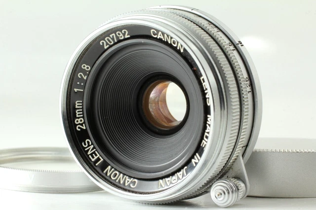 [NEAR MINT] Canon 28mm f2.8 MF Lens For Leica Screw Mount L39 LTM from JAPAN