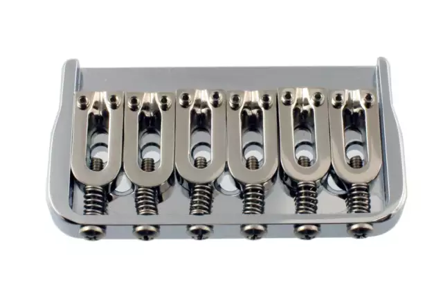 Allparts SB-5105 Hipshot Non-Tremolo Bridge - Chrome