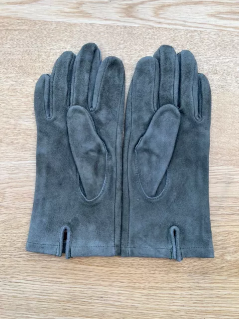 Graue Nappalederhandschuhe Fa. Weikert ohne Futter - TOP - Größe 7,5 3