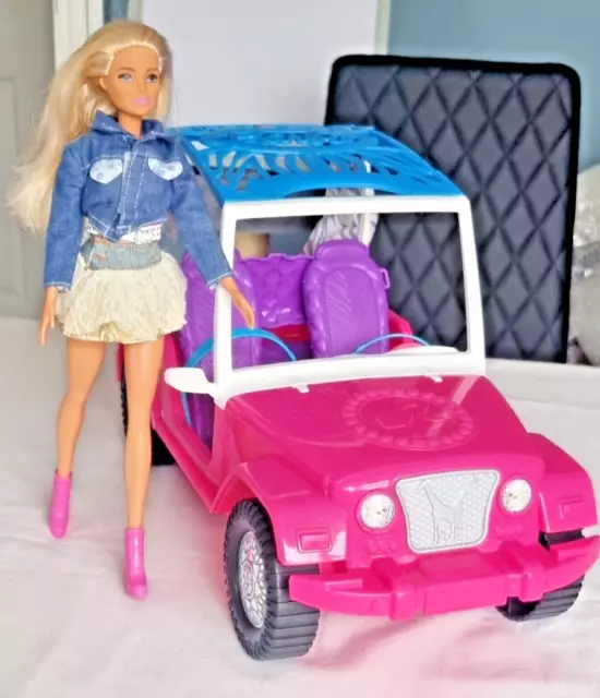 BARBIE SISTERS SAFARI Cruiser Jeep 4 x 4 Rare 2012 Vehicle With Barbie Doll 19.99 PicClick UK