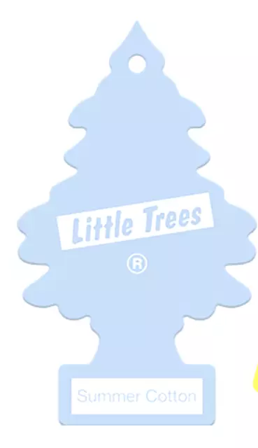 12Pk Magic Tree Summer Cotton Scent Magic Tree Little Trees Car Home Air Freshen 2