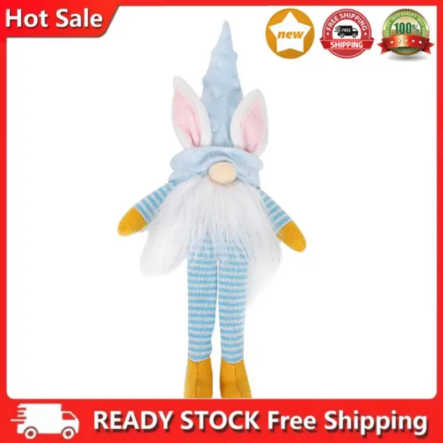 BMTLFG Easter Decoration GNOME, Pl?sch Easter Bunny Dwarfs With Light, Easter Bunny Doll