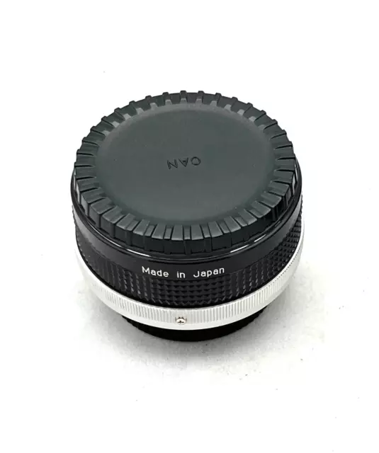 Lente de cámara Omega Mc 2x teleconvertidor automático lata FD tapas de lentes estuche hecho en Japón