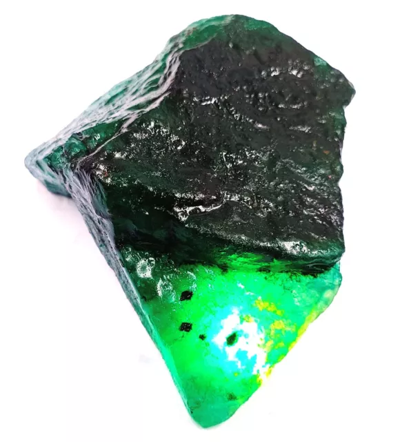 Gorgeous 945 Ct Certified Green Emerald Raw Rough Natural Colombia Gemstone AUD 2