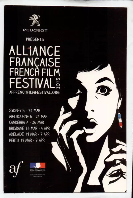 V16824 Australia Avant Card #16824 2013 French Film Festival postcard