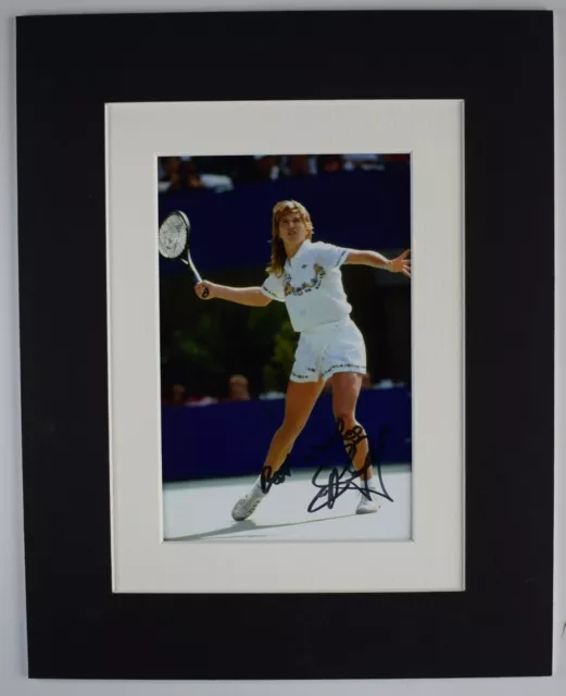 Steffi Graf Signed Autograph 10x8 photo display Tennis Sport Wimbledon COA AFTAL