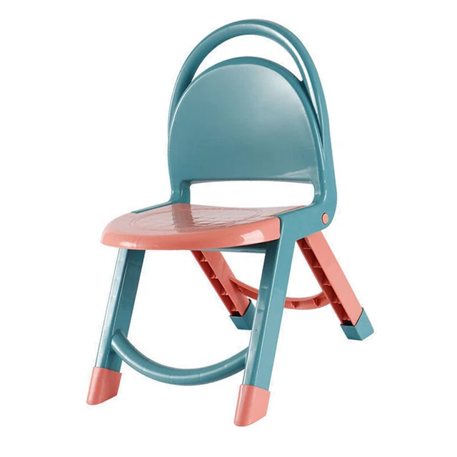(Cyan)Chaises Pliables Pour Enfants Chaise En Plastique épaisse