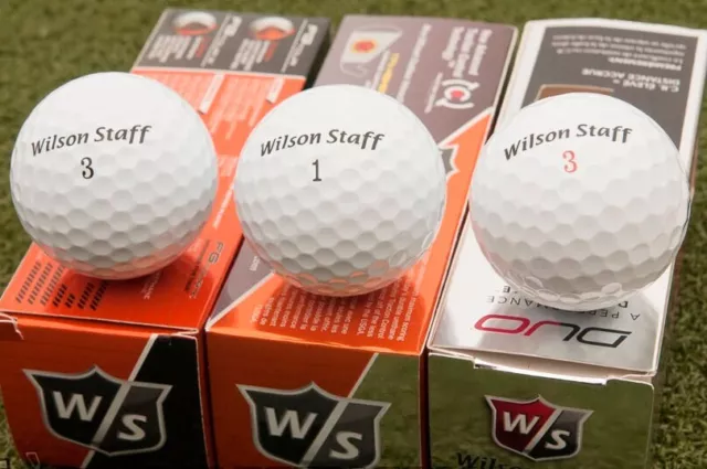 100 Wilson Golf Balls Mint Condition Certified 5A/4A Quality FAST SHIPPING