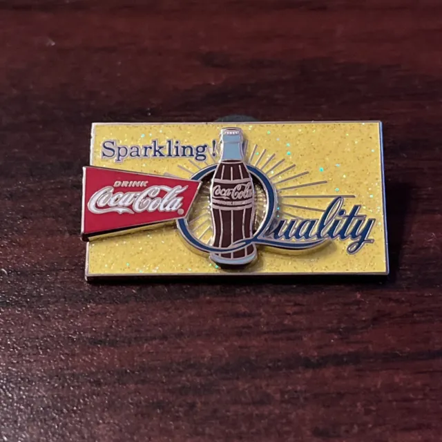 2007 Coca-Cola Coke Sparkling Quality Lapel Pin