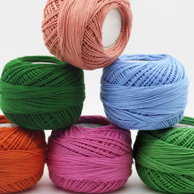 50g Cotton Lace Yarn Wool Crochet Embroidery Line DIY Thread Hand Knitting Craft