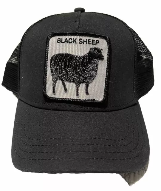 Black Sheep Goorin Brothers Animal Farm Snap Back Trucker Hat One Size