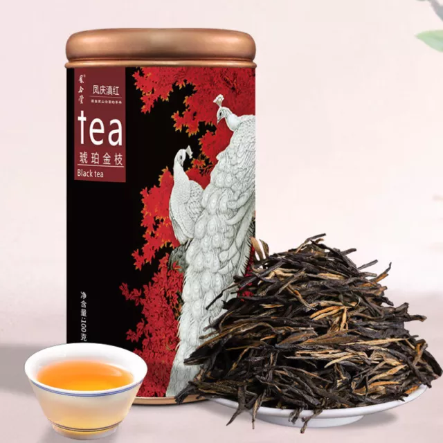 Yunnan Dian Hong Tea Bulk Fengqing Jinzhi Tea Dian Hong Tea Strong Flavour 200g