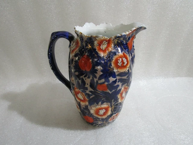 Vintage  Antique Ridgways Orlando Water Pitcher Milk Jug Vase