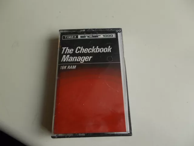 The Checkbookmanager, Timex 1000 Sinclair Vintage Software, #K-1-2