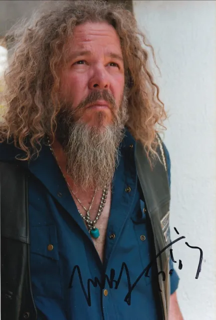 MARK BOONE JUNIOR signed Autogramm 20x30cm SONS OF ANARCHY in Person autograph