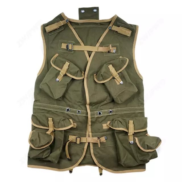 Replica WW2 D-DAY US Army Tactical Vest Military Movie Cosplay Costume Green Men