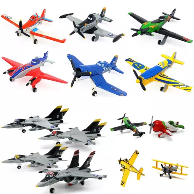 Disney Planes Diecast 1:55 Movie Toy Collect Kids Model Plane Gifts Dusty