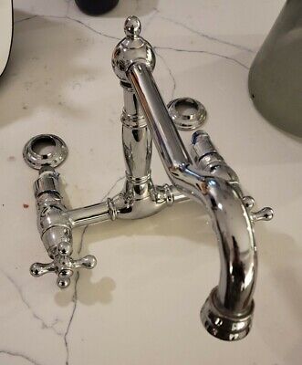 Belle Foret Collection Model wall mounted kitchen bridge faucet