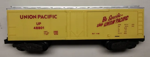 American Flyer Union Pacific Up Reefer Car 6-48801 New Old Stock 1986 Lionel
