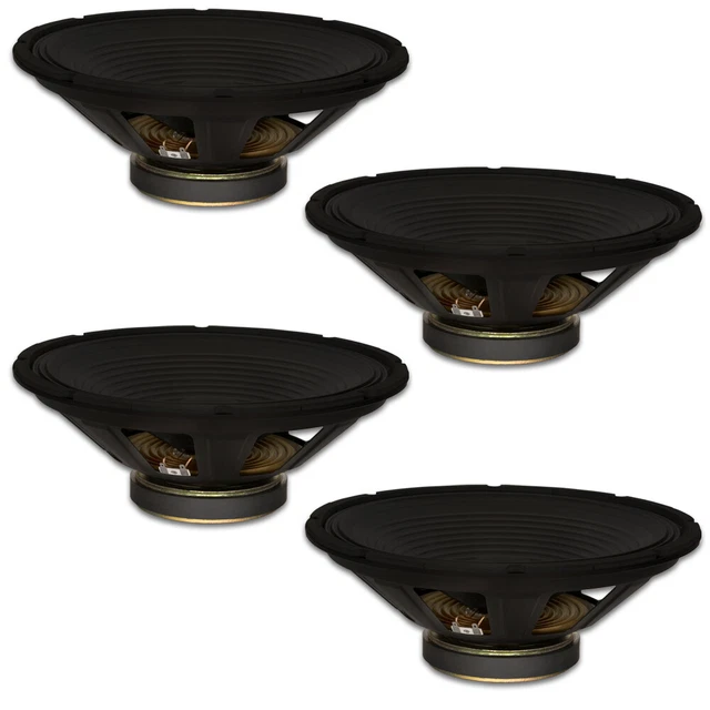 4 Goldwood Sound GW-1558 Pro 15" Woofers 50oz Magnets 300 Watts each Speakers