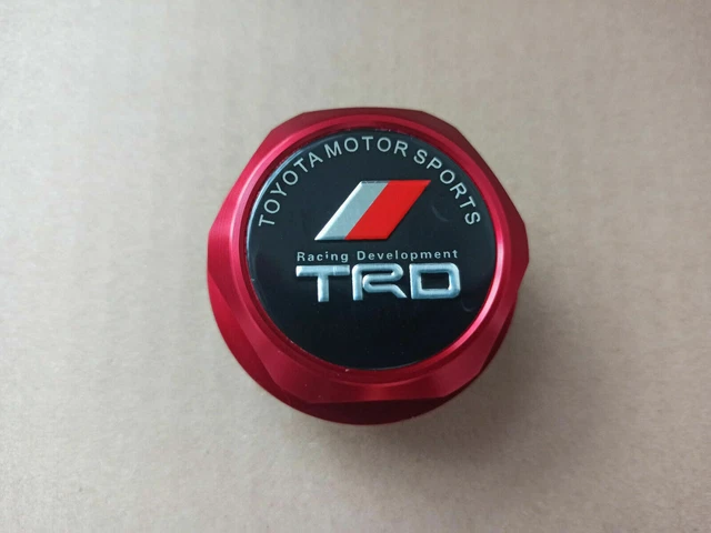 TRD Rosso Motore Tappo Olio Toyota Supra Levin Corolla Yaris MR2 3SGTE Lexus F